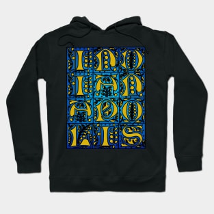 Indianapolis deco block Hoodie